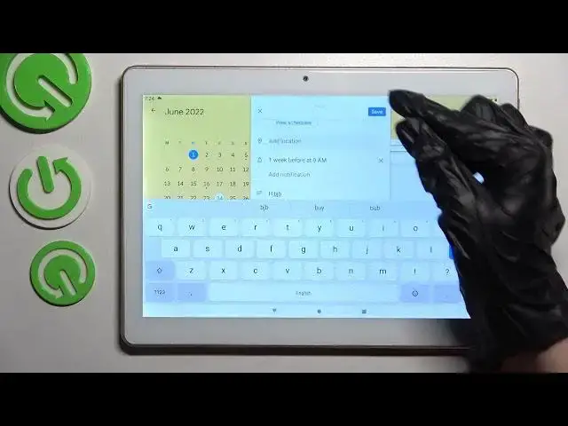 'Video thumbnail for How to Add Event to Calendar on TOSCIDO X109 - Create Calendar Event'