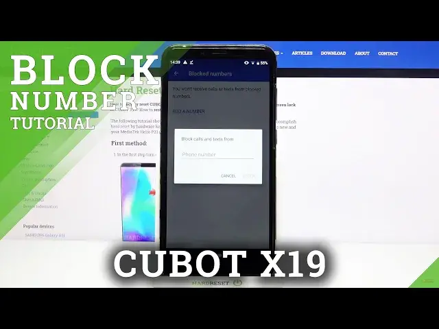 'Video thumbnail for How to Block Number in CUBOT X19 – Add Number to Blacklist'