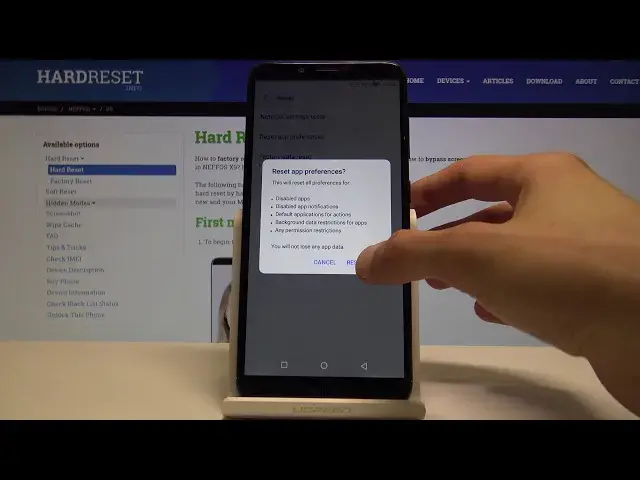'Video thumbnail for How to Reset App Preferences in NEFFOS X9 - Restore Original Setup'