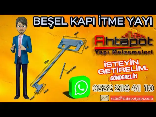 'Video thumbnail for Beşel Kapı Yayı ile Kapılarınızı Kendiliğinden Kapatın! 🚪 Ev & İş Yeri İçin İdeal Çözüm 🏠🏢'