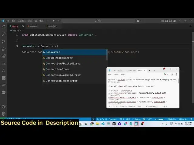 'Video thumbnail for How to Convert XML and JSON Files to PDF in Python Using pdfitdown Library in Terminal'