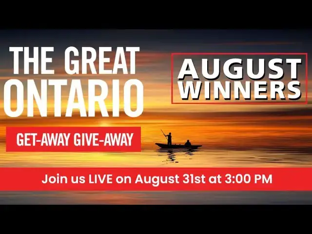'Video thumbnail for August Great Ontario Get-Away Give-Away'