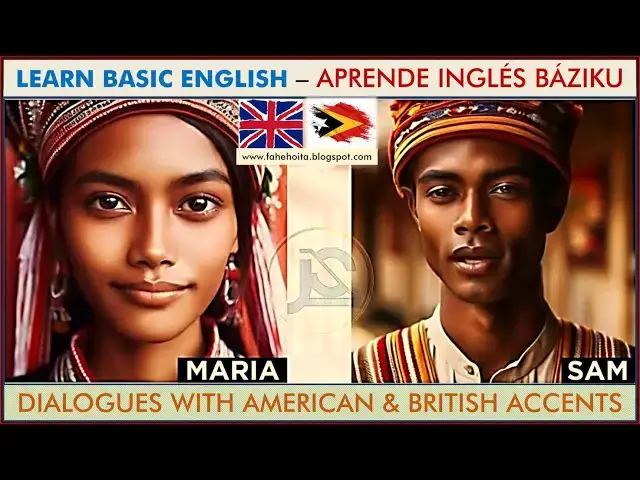 'Video thumbnail for Learn Basic English | Dialogues with Subtitles | American & British Accents'