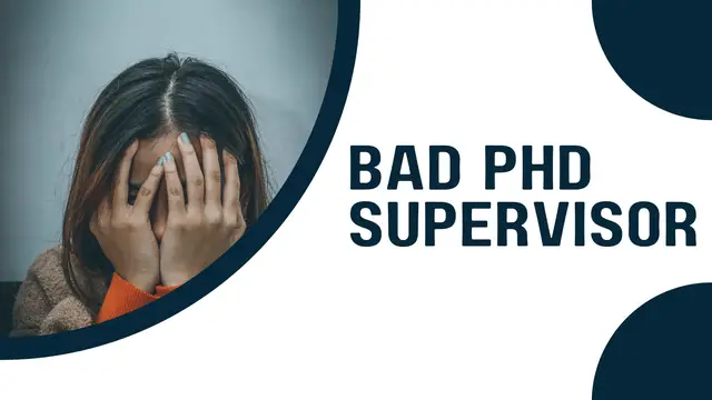 'Video thumbnail for 10 signs of a bad PhD supervisor'