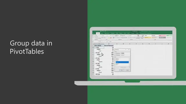 'Video thumbnail for Mengelompokkan Data PivotTable Excel'