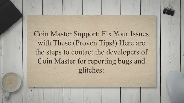 'Video thumbnail for Coin Master Support: Fix Your Issues with These (Proven Tips!)'