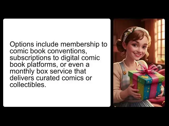 'Video thumbnail for Great Gifts for Comic Book Collectors'