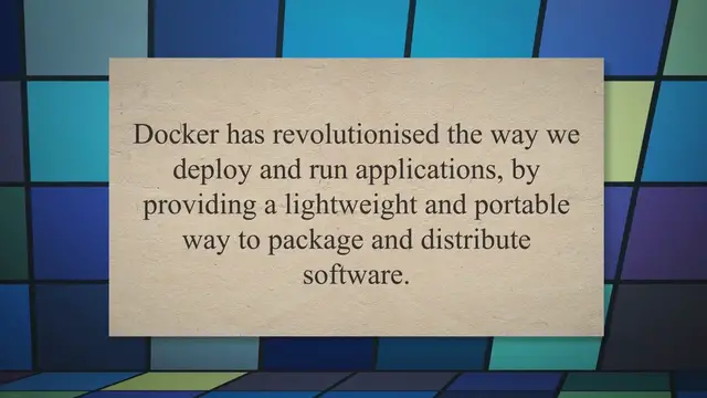 'Video thumbnail for Building the Docker Image: Expert Tips and Tricks'