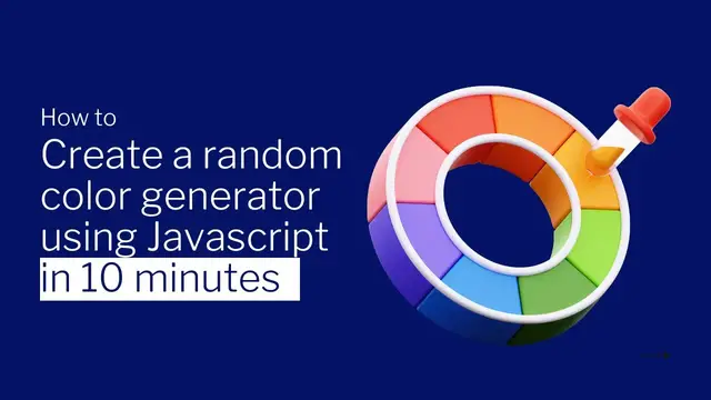 'Video thumbnail for Random color generator Javascript'