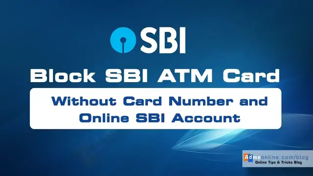 'Video thumbnail for How to block SBI ATM Card without online banking and SBI ATM Card Number'