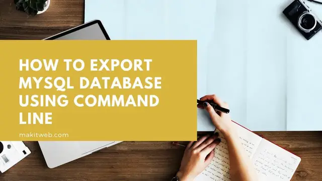'Video thumbnail for How to export MySQL database using Command Line'