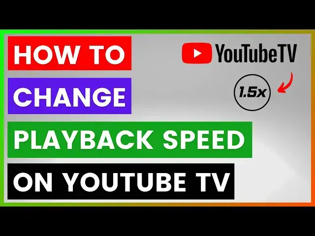 'Video thumbnail for How To Change Playback Speed On YouTube TV? [in 2025]'