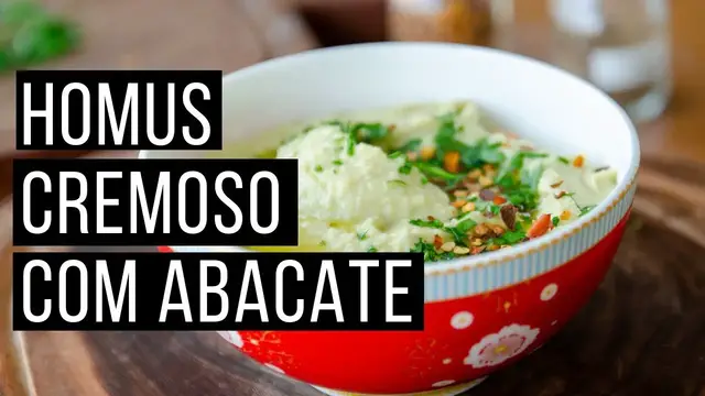 'Video thumbnail for Homus cremoso com abacate'