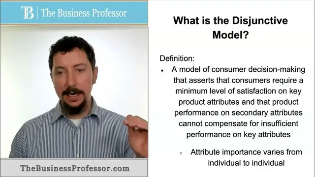 'Video thumbnail for Disjunctive Model - Marketing'