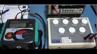 'Video thumbnail for Insulation Tester Resistance and Voltage Verification'