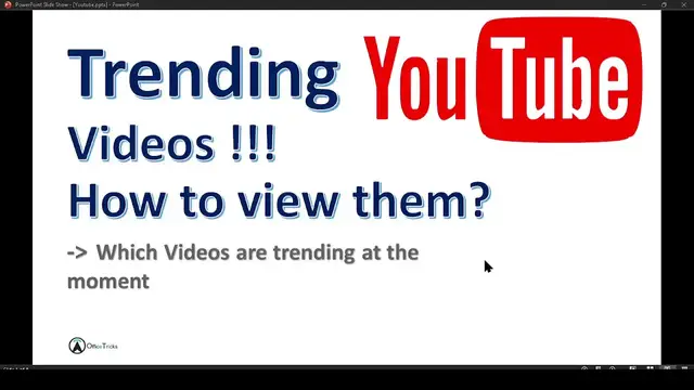 'Video thumbnail for Find Trending Videos on Youtube - Where to See them?'