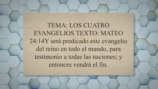 'Video thumbnail for LOS CUATRO EVANGELIOS'