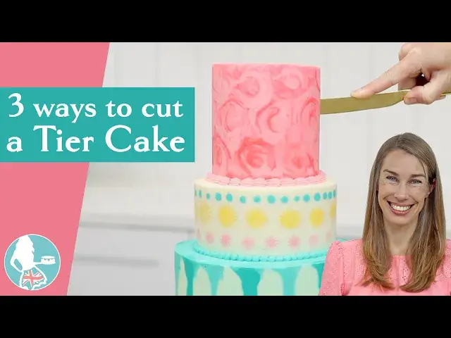 'Video thumbnail for How to Cut a Tier Cake (3 Ways)'