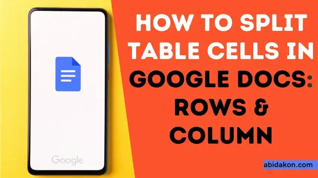 'Video thumbnail for How To Split Table Cells, Rows, And Columns In Google Docs 2021 (Step by Step Method)'