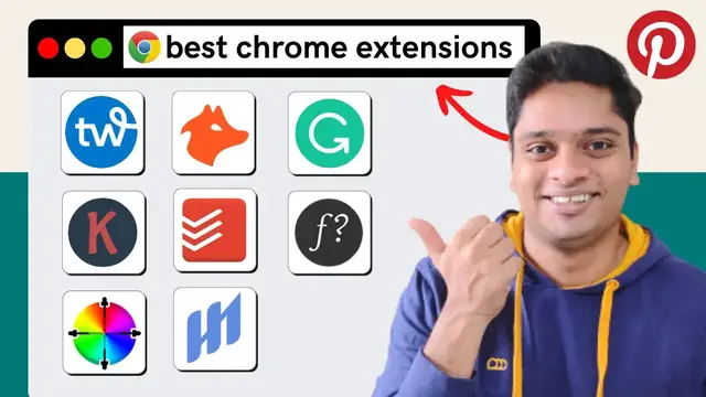 'Video thumbnail for 8 Best Chrome Extensions Every Pinterest Marketers Must Have!'