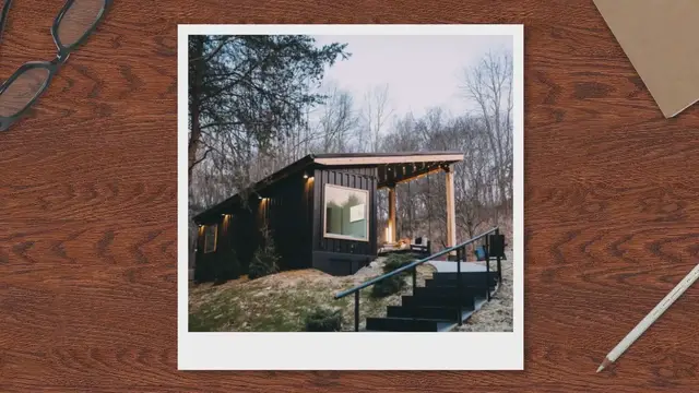 'Video thumbnail for The Lily Pad Cozy Container Home'