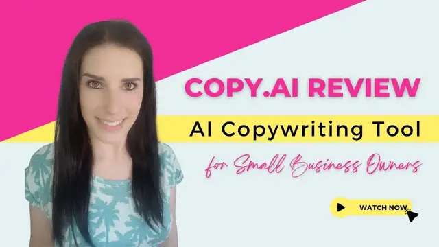 'Video thumbnail for Copy AI Review - AI Copywriting Tool for Small Business Owners'