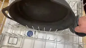 'Video thumbnail for Can You Put A Cast Iron Skillet In A Dishwasher?'