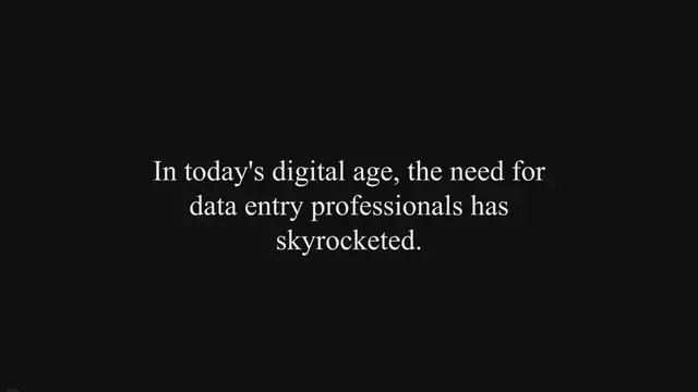 'Video thumbnail for How to Find High Paying Data Entry Jobs'