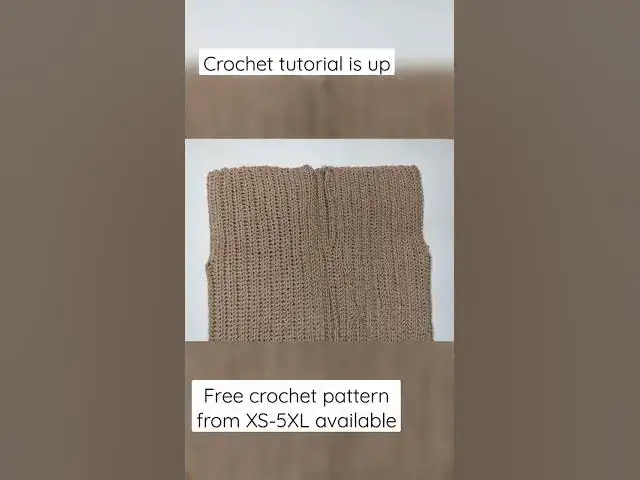 'Video thumbnail for A crochet cardigan that first all body sizes & shapes'