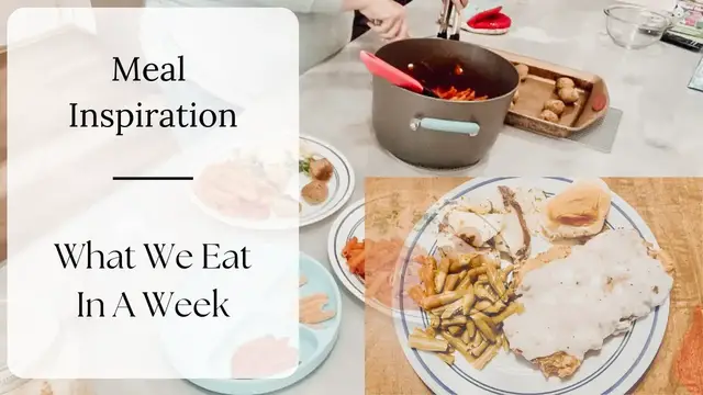 'Video thumbnail for What To Make For Dinner | What We Eat In A Week'