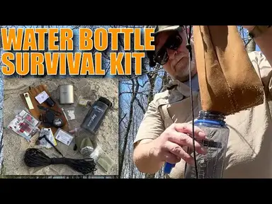 'Video thumbnail for New Bottle Survival Kit - Compact Survival System'