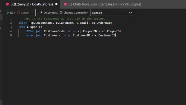'Video thumbnail for Multi Table Join Examples | EssentialSQL'