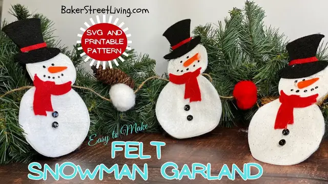 'Video thumbnail for DIY Snowman Garland   SD 480p'