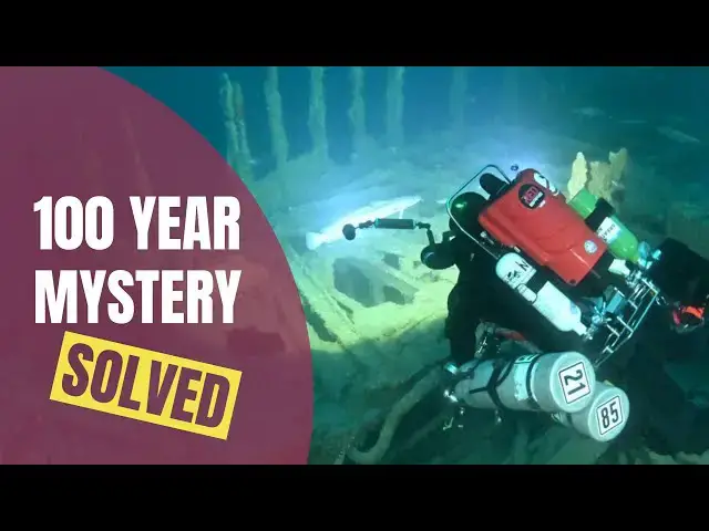 'Video thumbnail for Deep Wreck Diver Cracks Shipwreck Mystery after 100 Years'