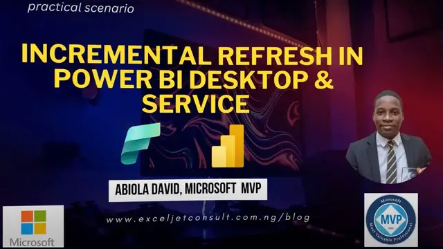 'Video thumbnail for Incremental Refresh in power bi Desktop and Service'