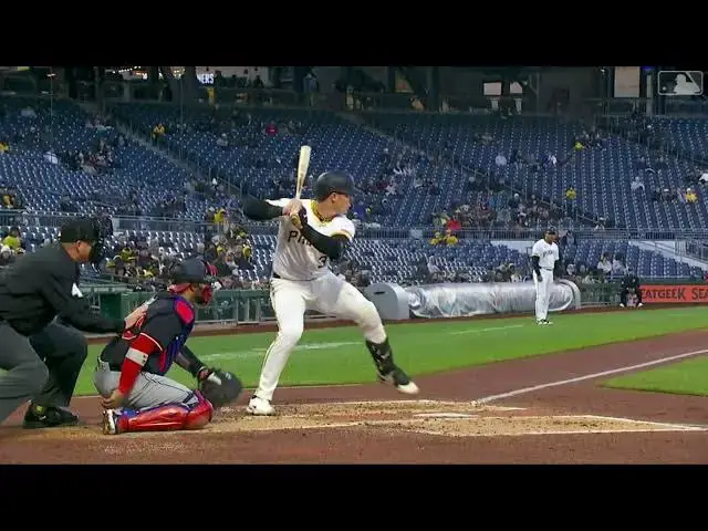 'Video thumbnail for Henry Davis SMACKS a Solo Home Run! | 1st HR of 2025 | Pittsburgh Pirates | 04/16/2025'