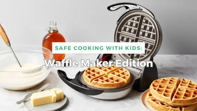 'Video thumbnail for Safe Cooking with Kids: Waffle Maker Edition #wafflemaker'