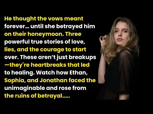 'Video thumbnail for She Cheated on the Honeymoon... Then Planned to Leave Him for Another Man | Wistaloom'