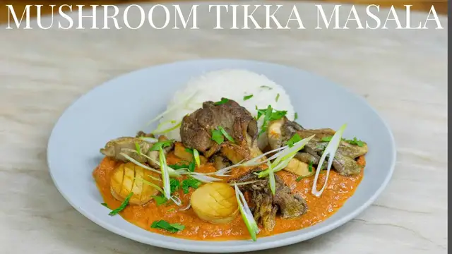 'Video thumbnail for Quick Mushroom Tikka Masala Recipe | The Perfect Weeknight Dinner'