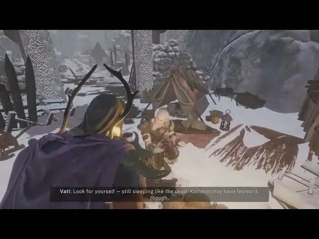'Video thumbnail for Tainted Grail: The Fall of Avalon - Divided We Fall: Meet Vati (Scribe) Enter Gunnvaldr Village'