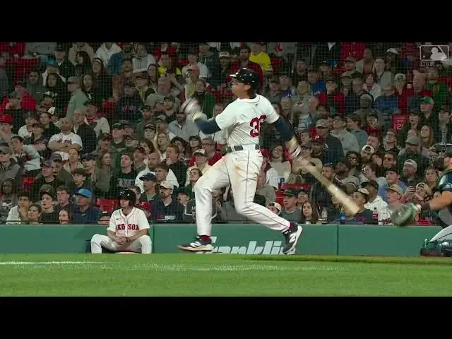 'Video thumbnail for Triston Casas SLUGS a Three-Run Home Run! | 3rd HR of 2025 | Boston Red Sox | 04/23/2025'