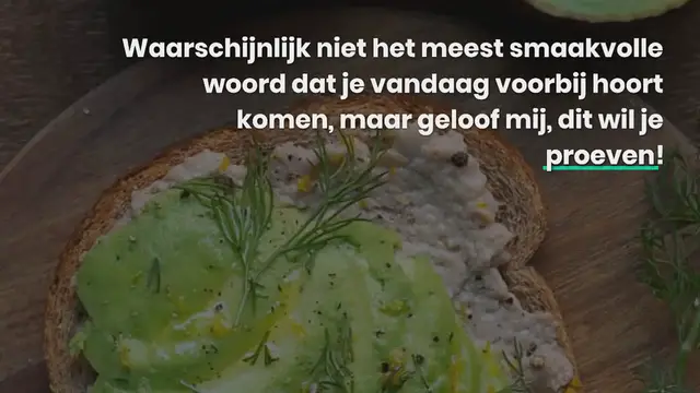 'Video thumbnail for Toast met kabeljauwlever en avocado'