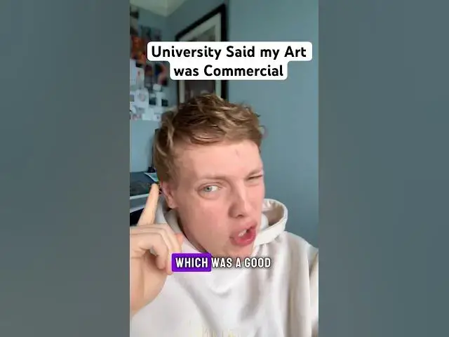 'Video thumbnail for University Said my Art was Commercial'