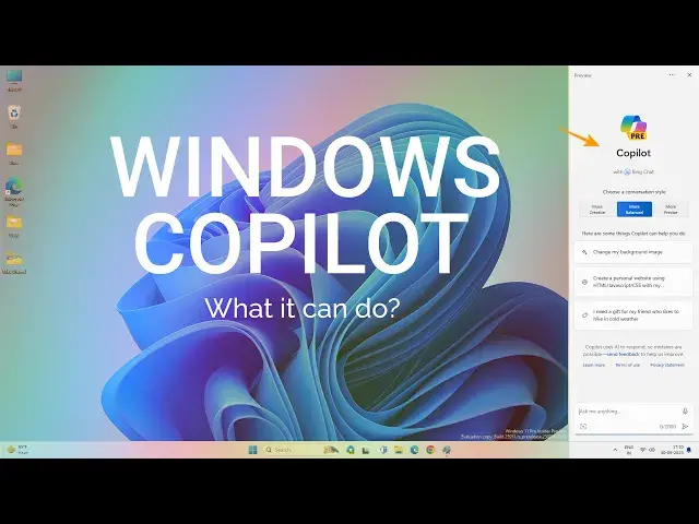 'Video thumbnail for Windows Copilot - How to Enable & Use Copilot on Windows 11'
