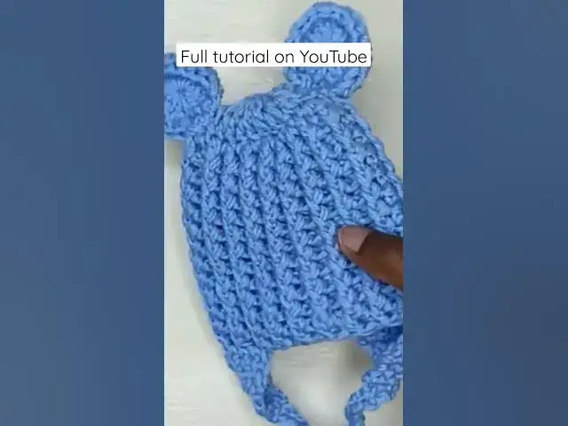 'Video thumbnail for 30 minutes 0-12 months baby hat #crochet #shortsyoutube #babycrochet'