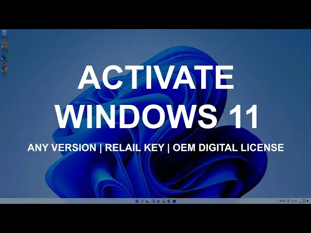 'Video thumbnail for Activate Windows 11 Using Windows 10 Product key Or OEM Digital License'
