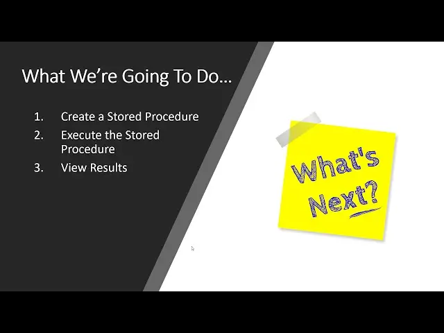 'Video thumbnail for Stored Procedures - Creating Your First SPROC | Essential SQL'