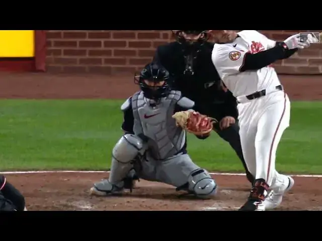'Video thumbnail for Ramon Laureano HAMMERS a Solo Home Run! | 1st HR of 2025 | Baltimore Orioles | 04/16/2025'