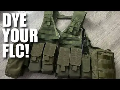 'Video thumbnail for How To Dye Military Surplus FLC Vest - Cheap & Easy!'