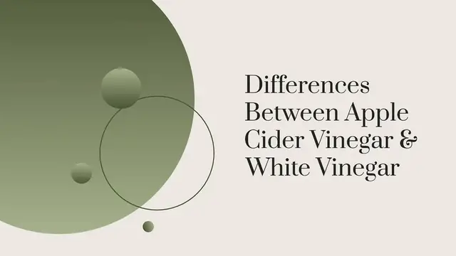 'Video thumbnail for DIFFERENCES BETWEEN APPLE CIDER VINEGAR AND WHITE VINEGAR'